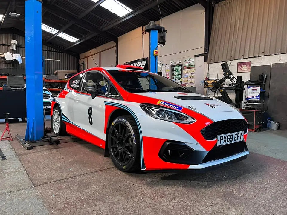 £250k Rally Car Saved from Fire Fire Safety Stick