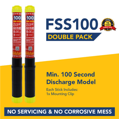 FSS100 - 100 Second Fire Safety Stick