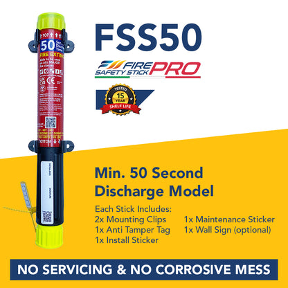 FSS50 PRO (Commercial) – 50 Second Fire Safety Stick
