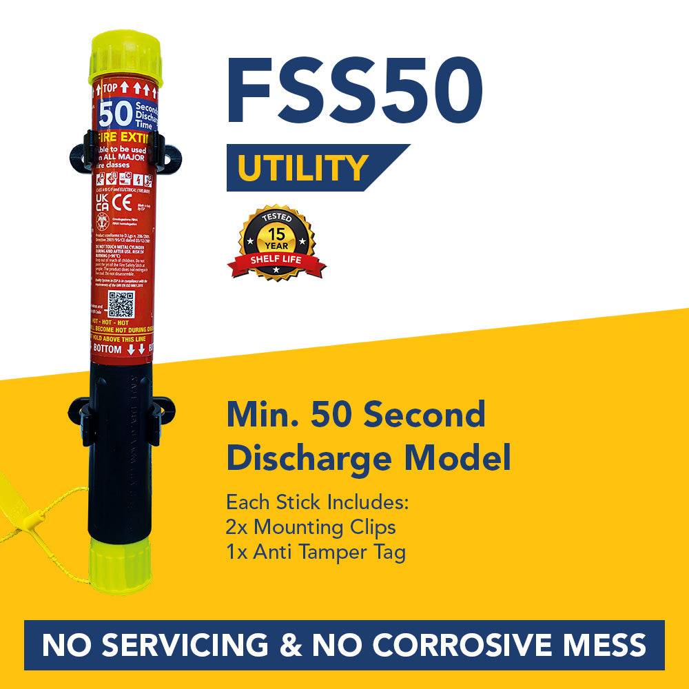 FSS50 - 50 Second Fire Safety Stick